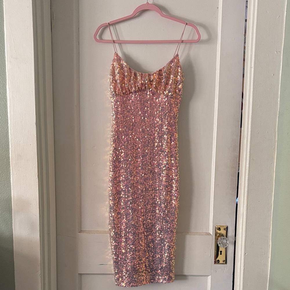 Elegant Sequin Evening Dress